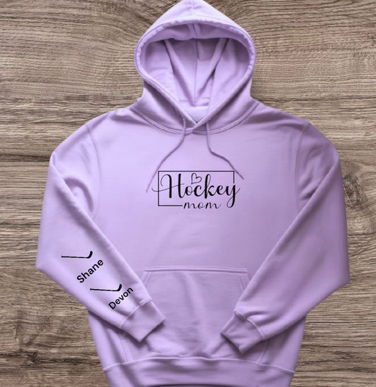 Hockey mom customized hoody